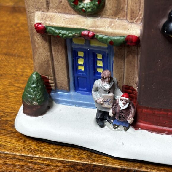 Walmart Village Collection 2018 Christmas Store Ceramic Light Up Decoration 12x7 - Picture 4 of 12